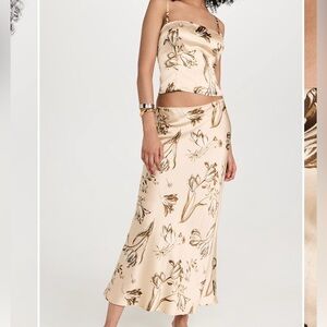 Reformation - Silk Two Piece Set